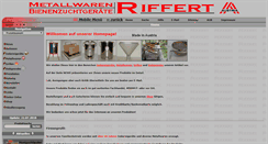 Desktop Screenshot of metallwaren-riffert.at